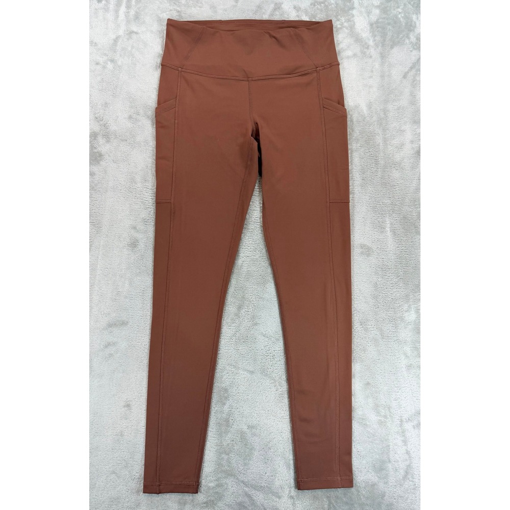 PrAna Women Heavana Pocket Leggings High Rise Rust Brown Small
